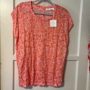 Sigrid Olsen beach/seashell top